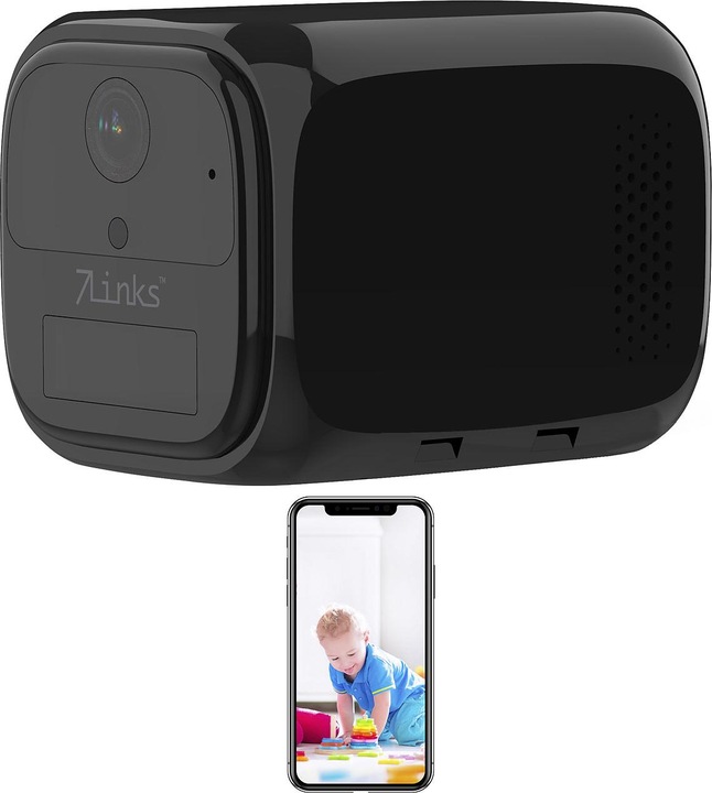 Actual product image 7links 4G Micro IP Camera with Full HD, PIR Motion Sensor, IR Night Vision