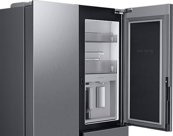 Produktbild Samsung RH6ACG805DS9EG (edelstahl, Food Showcase T?r, AI Energy Mode, Smart Conversion, Wassertank) (645 l)