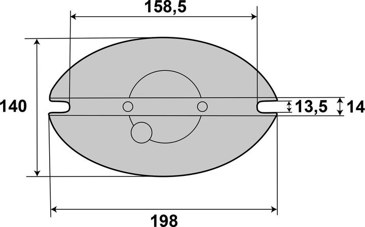 Produktbild Paulimot Maschinenschraubstock 75 mm Backenbreite 360° drehbar (75 mm)