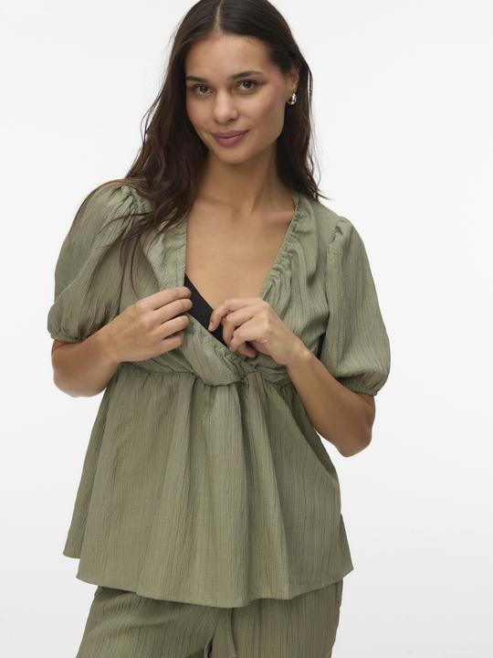 Immagine prodotto Mamalicious Normal geschnitten Rundhals Top Bluse