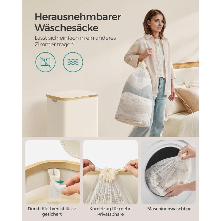 Immagine prodotto Songmics Cesto della biancheria (90 l)