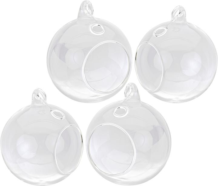 Produktbild VBS Glaskugel offen, 4er-Pack Ø 9 cm