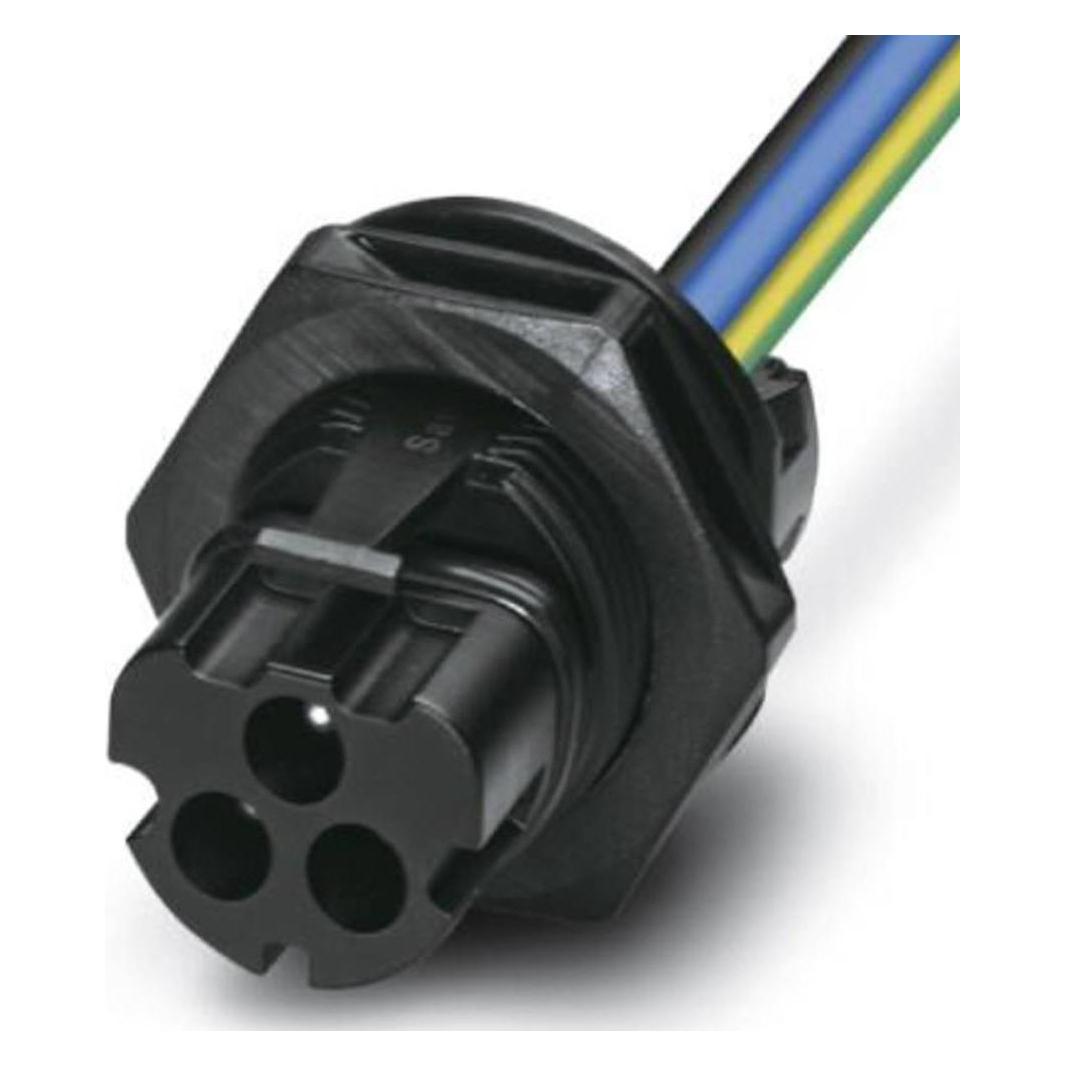Phoenix Contact Nero Circular Connector 1409220, Cavo + Spina Elettrica,