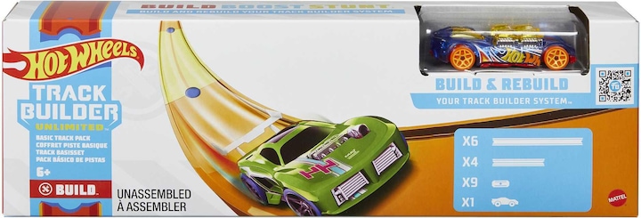 Actual product image Hot Wheels Track Builder Unlimited Split Track Pack