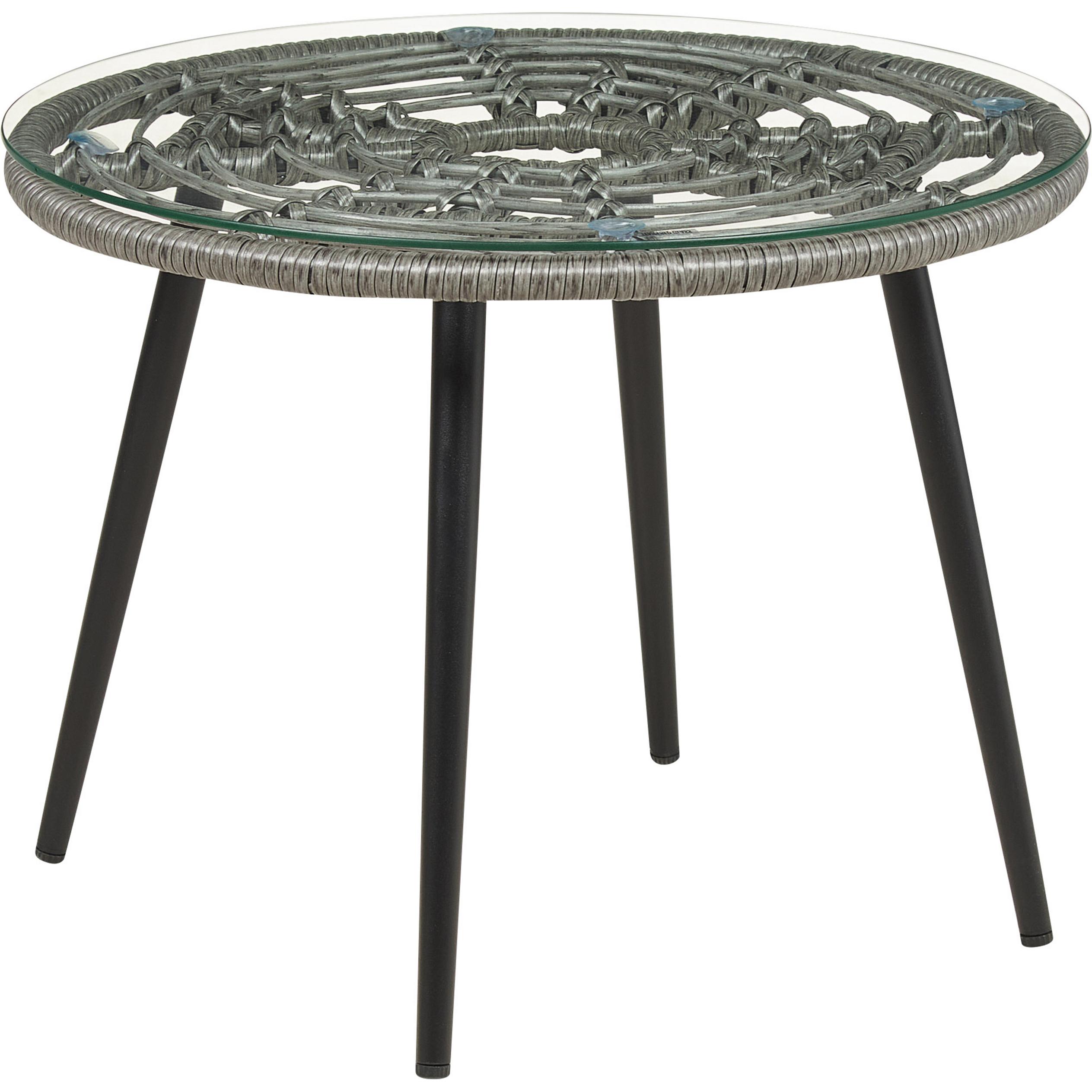 Beliani, Gartentisch + Balkontisch, Laureto (60 cm)
