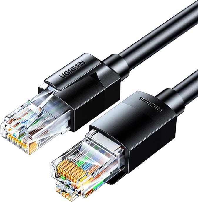 Ugreen Cat6A UTP Ethernet-Kabel 0,5 m - Schwarz (UTP, CAT6a, 0.50 m)