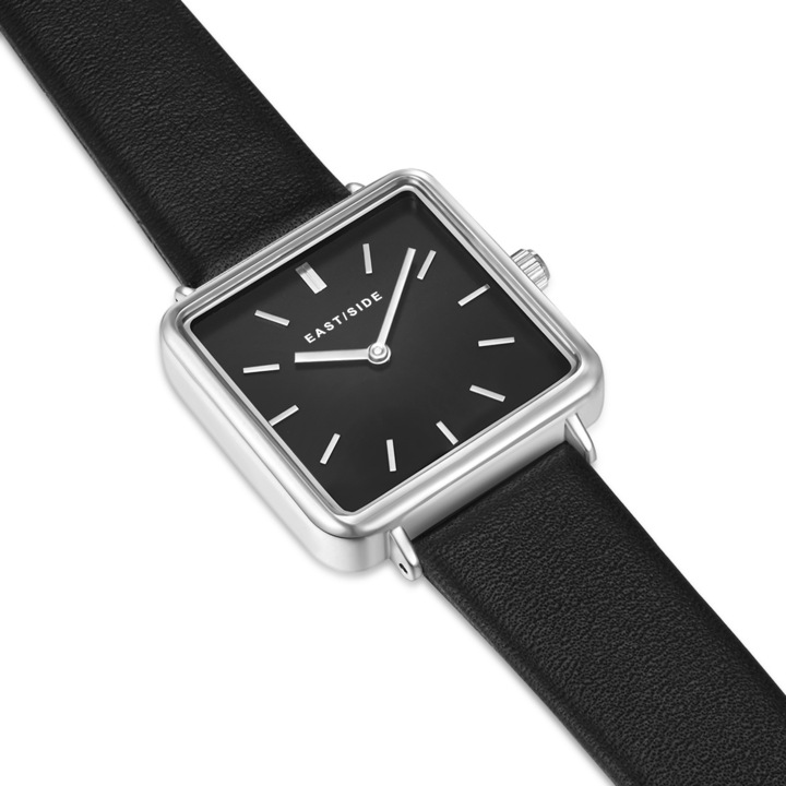Produktbild Eastside Damen Quarzuhr Grand Echtleder schwarz - 11254 (Analoguhr, 37.30 mm)