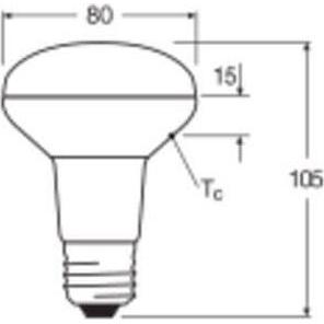 Thumbnail - Ledvance, Leuchtmittel, LED-Reflektorlampe (E27, 4.90 W, 345 lm, 1 x, G)