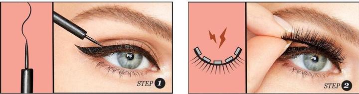 Actual product image KISS Magnetic Eyeliner & Lash Kit (Artificial eyelashes)