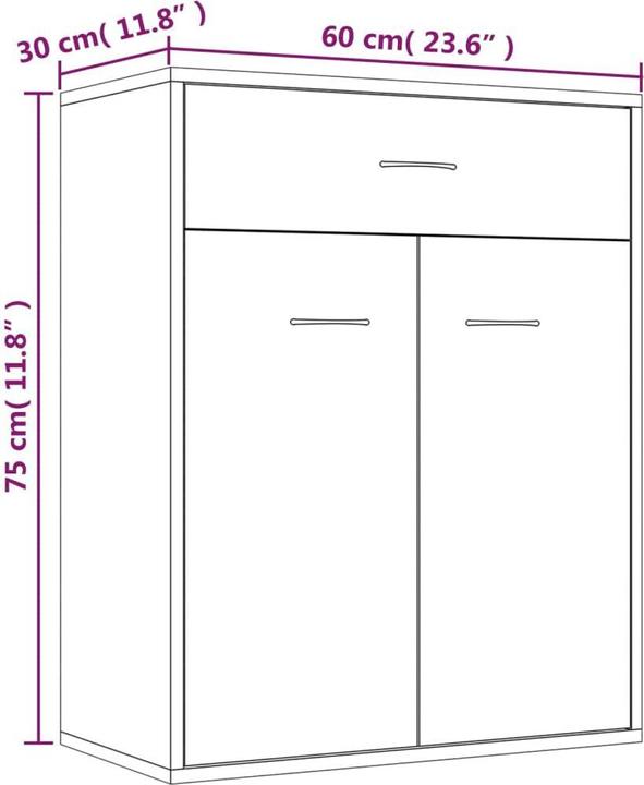 Image du produit VidaXL Lucas (60 x 30 x 75 cm)