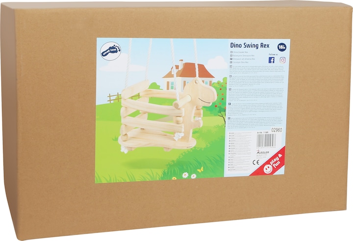 Actual product image small foot Dino swing Rex