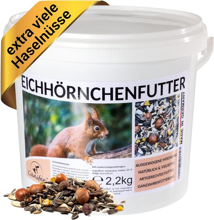 Produktbild Canifee Eichhörnchenfutter mit Haselnüssen (1 Stk., 2.20 kg)
