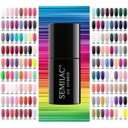 Semilac, Smalto per unghie, Lakier Hybrydowy 7ml #000 Semilike Lazure