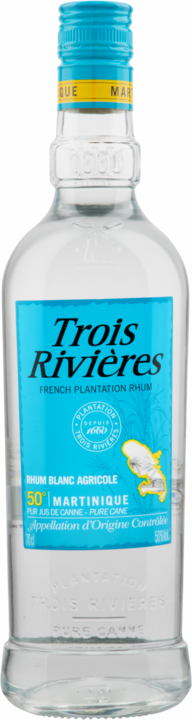 Produktbild Trois Rivières Rhum Agricole Blanc Classique (1 x 70 cl)