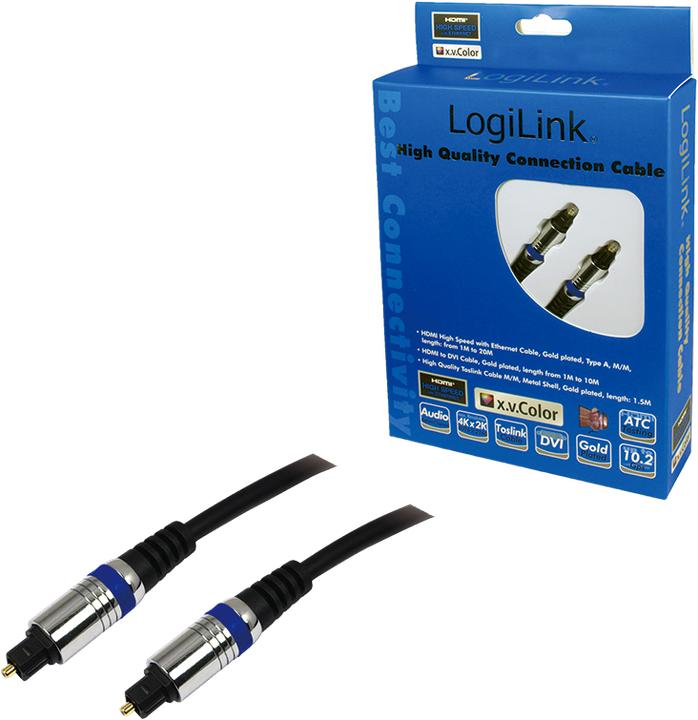 Immagine prodotto LogiLink CAB Toslink (1.50 m, Ottico)