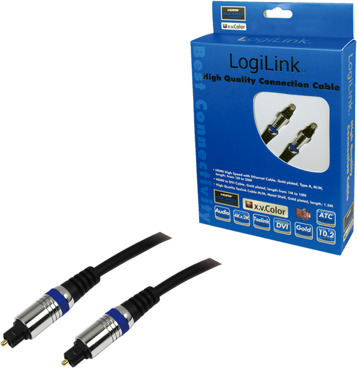 Produktbild LogiLink CAB Toslink (1.50 m, Optisch)