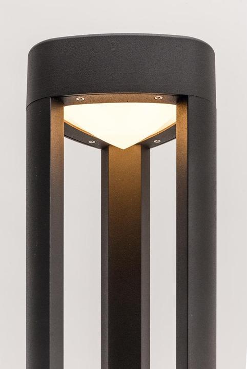 Produktbild Heitronic LED Standleuchte MARYLAND Sockelleuchte LED, schwarz, IP54 (250 lm, IP54)