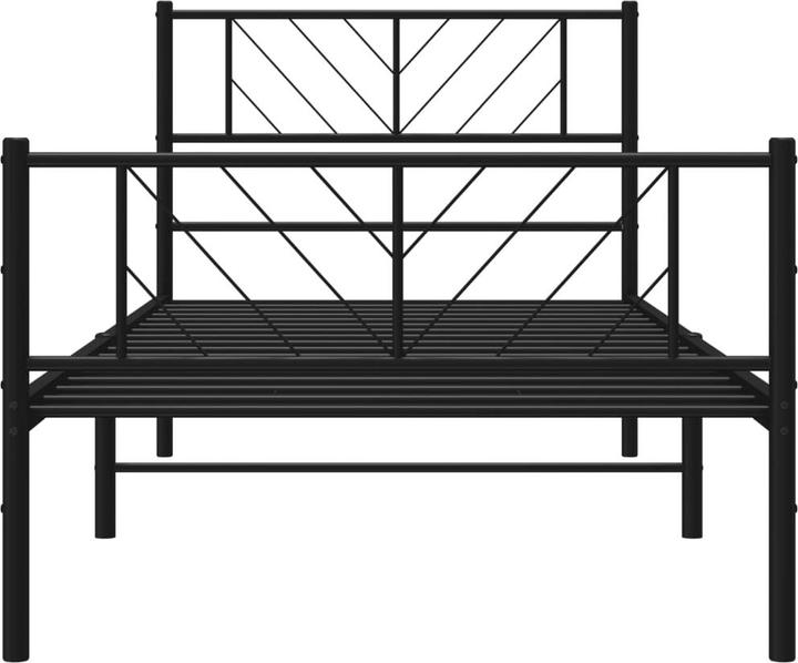Produktbild vidaXL Metall Bettgestell (90 x 190 cm)