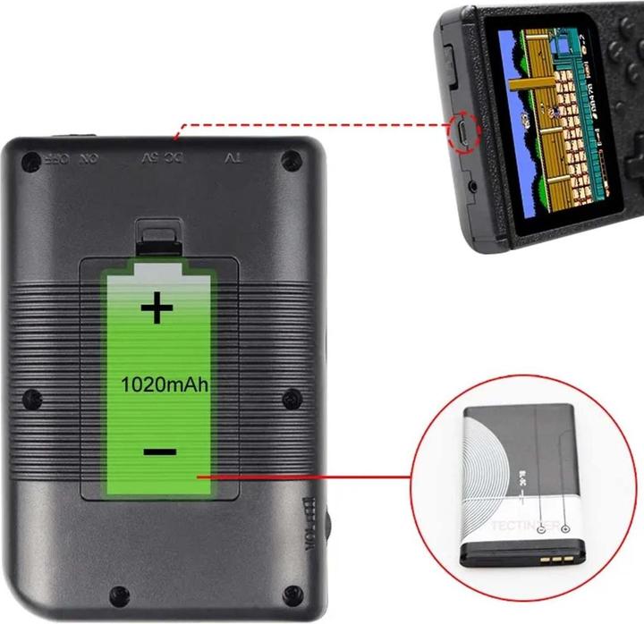 Image du produit VR Shinecon Console portable rétro avec 400 jeux