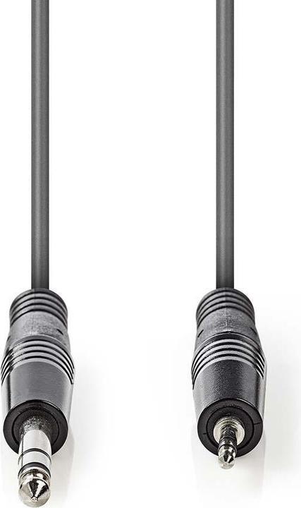 Produktbild Nedis Audiokabel Stereo 6.35 mm männlich - 3.5 mm männlich (3 m)