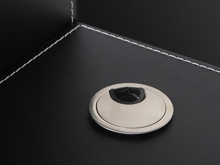 Actual product image Jet-Line Reception counter Philadelphia black 2.5 m (250 x 90 x 105 cm)