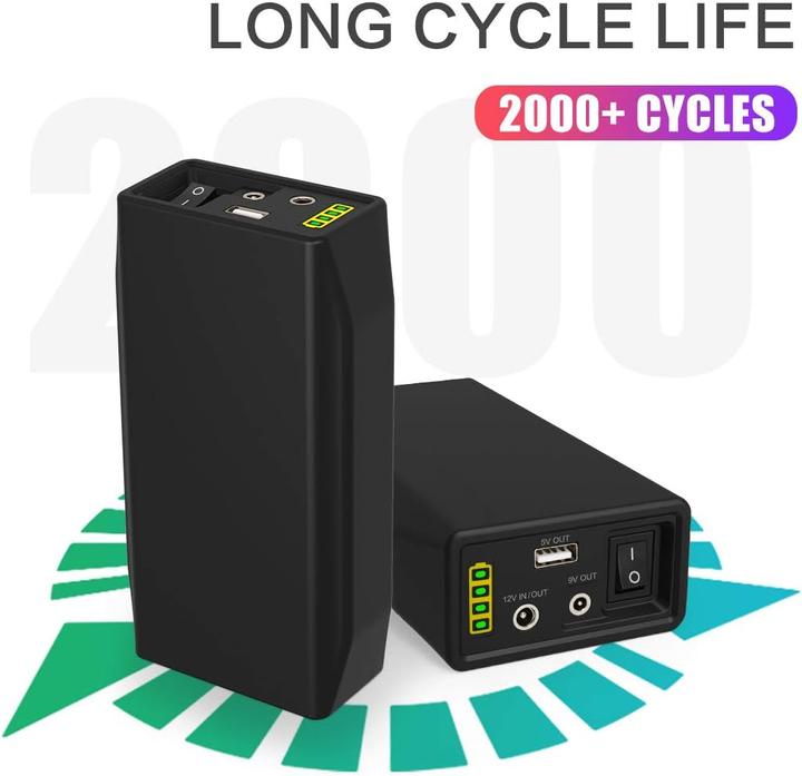 Image du produit TalentCell Powerbank 12.8V, 6.5Ah, 82.2Wh avec chargeur (6500 mAh, 82.20 Wh)