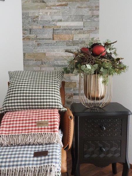 Actual product image Eskimo Cushion Maloja 45 x 45 cm, Green (45 x 45 cm)