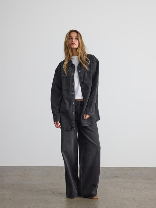 Actual product image Noisy May Jeans Shacket (S)