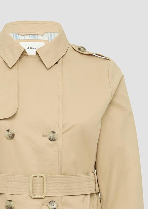 Produktbild S.Oliver Outdoor-Mantel Trenchcoat mit Streifen-Futter