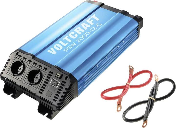Produktbild Voltcraft Wechselrichter PSW 2000-12-G 2000 W 12 V/DC - 230 V/AC reine Sinuswell