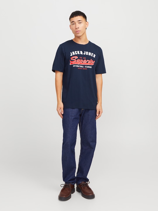 Image du produit Jack & Jones Jjelogo Tee Ss O-Neck 2 Col Ss25 Sn (XL)