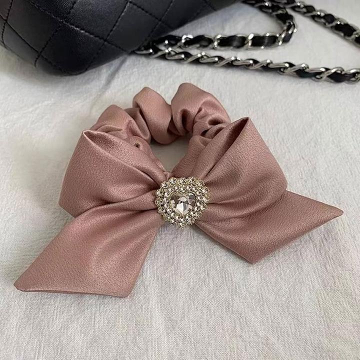Immagine prodotto Avizar Haargummi satinierte Textur mit Strass Harper (Elastico per capelli)