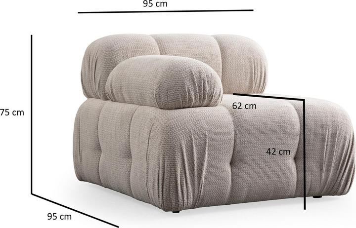 Actual product image Atelier del Sofa Petite (Modular sofa)
