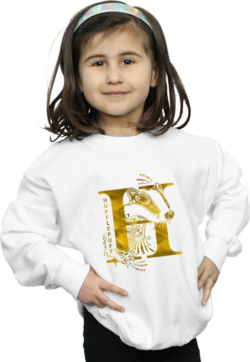 Immagine prodotto Hufflepuff Badger Felpa Ragazze (152, 158)