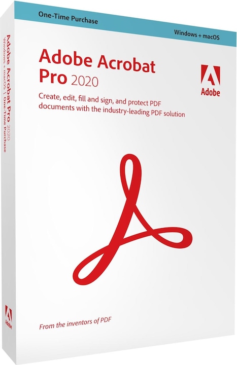 Actual product image Adobe Acrobat Pro 2020 (1 User, unlimited)