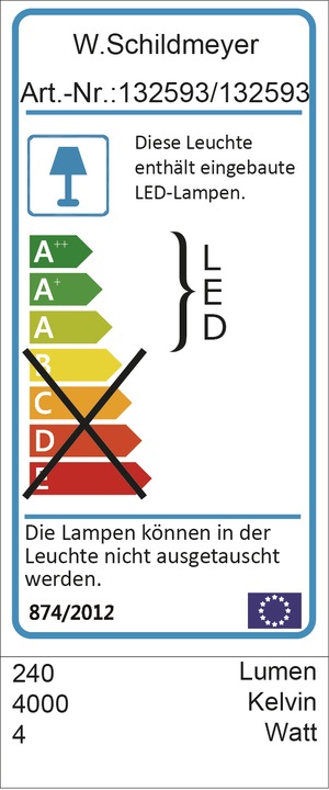 Energy Label Schildmeyer Sarah (72 x 50 x 16 cm)