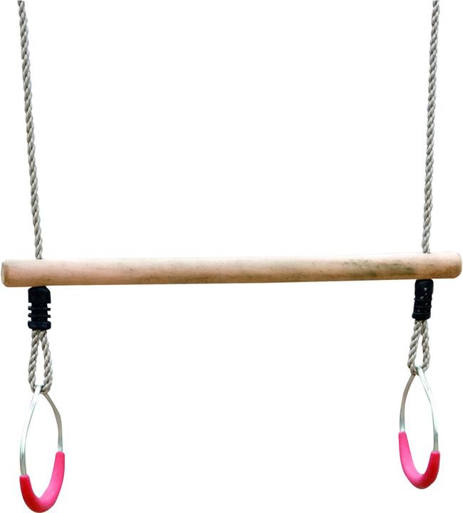 Karibu Trapeze with gymnastics rings