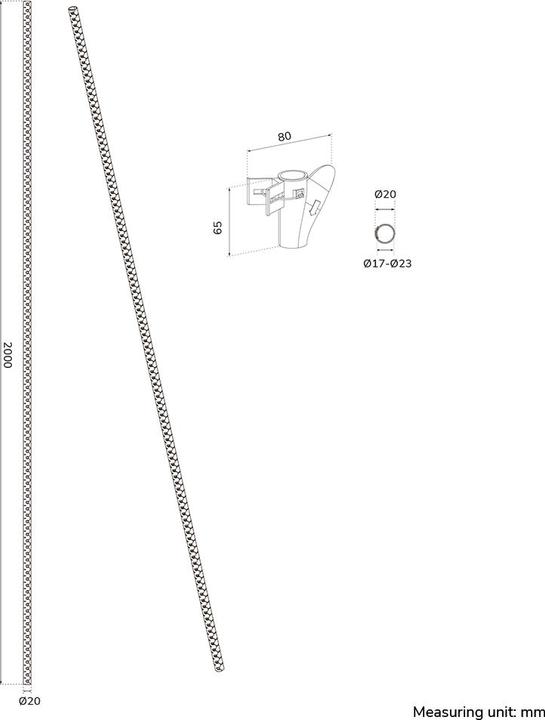 Produktbild Neomounts Kabelspirale 1-4 Kabel weiss/universal/20mm Durchmesser (Kabelspiralschlauch, 200 cm)