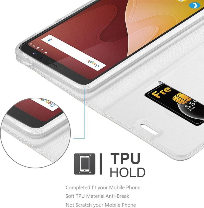 Actual product image Cadorabo Book Classy Style Cover (Wiko View Prime)