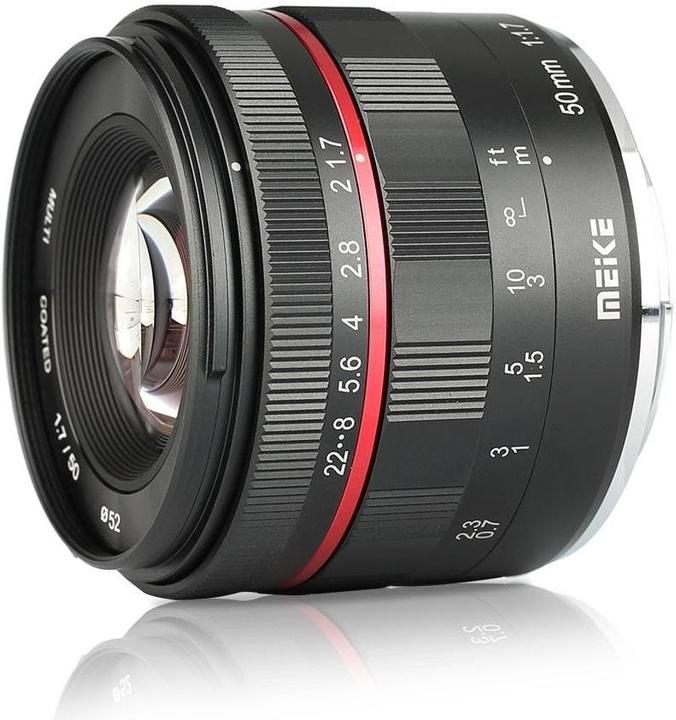 Image du produit Meike 50mm f/1.7, MFT (Micro Four Thirds, Plein format)