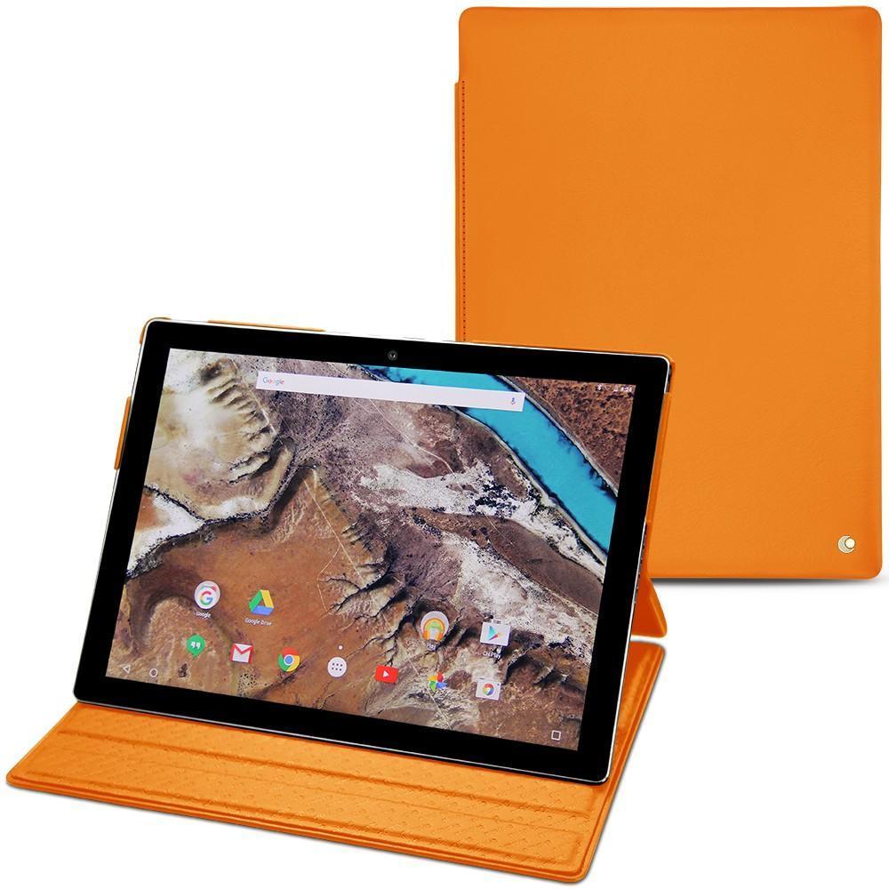 Noreve Lederschutzhülle vertikal (Pixel C), Tablet Hülle, Orange