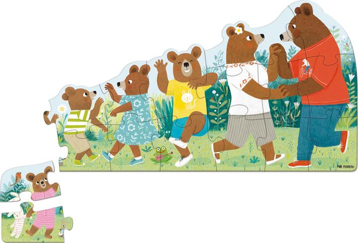 Produktbild Jumbo GOULA XXL-Puzzle Bärenfamilie.55266 (16 Teile)