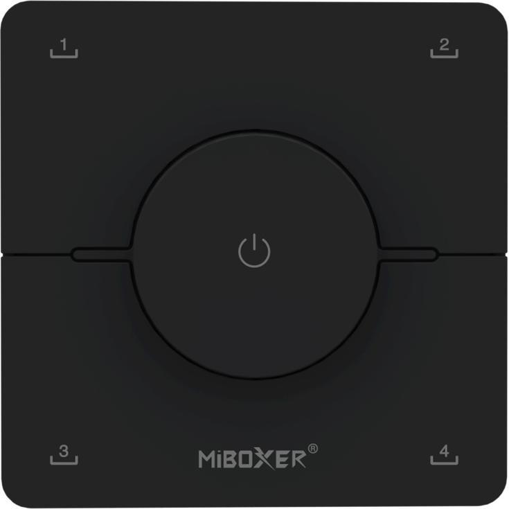 MiBoxer Synergy 21 LED Fernbedienung Rotating Wheel 2,4GHz dual white (CCT) 4 Szenen *Milight/* (b) (Radio frequenza (RF)), Telecomando, Bianco