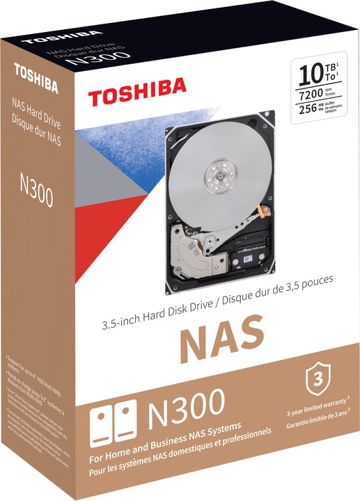 Produktbild Toshiba N300 Retail (10 TB, 3.5", CMR)