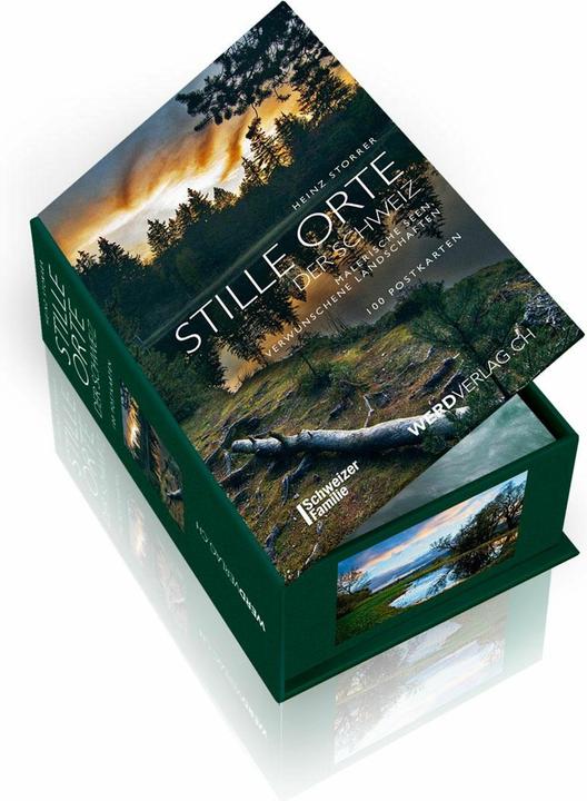 Image du produit Boîte de cartes postales Lieux calmes de Suisse (100 pcs)