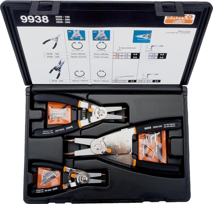 Produktbild Bahco Sicherungsringzangen-Satz (345 mm)
