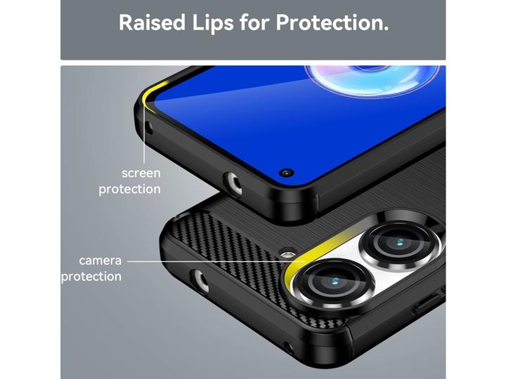 Image du produit Screenguard Asus Zenfone 9 Housse Carbon Brushed Soft TPU (Asus Zenfone 9)