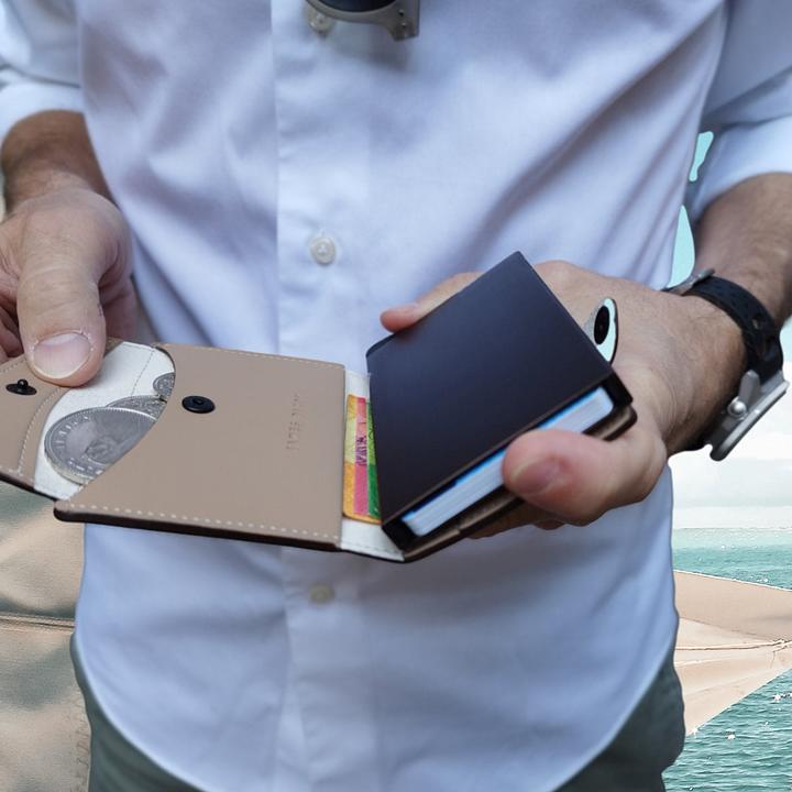 Immagine prodotto James Dixon Botón Nautica - Marrone sabbia - Tasca portamonete