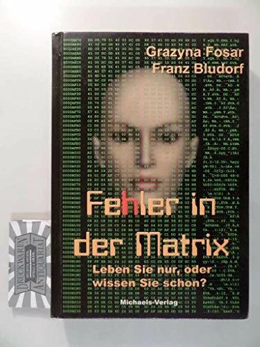 Produktbild Fehler in der Matrix (Deutsch, Franz Bludorf, 2003)