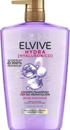 Actual product image L'Oréal Paris Elseve Elvive Hyaluronic Acid Shampoo - 1 Liter (Lice shampoo, 1000 ml)